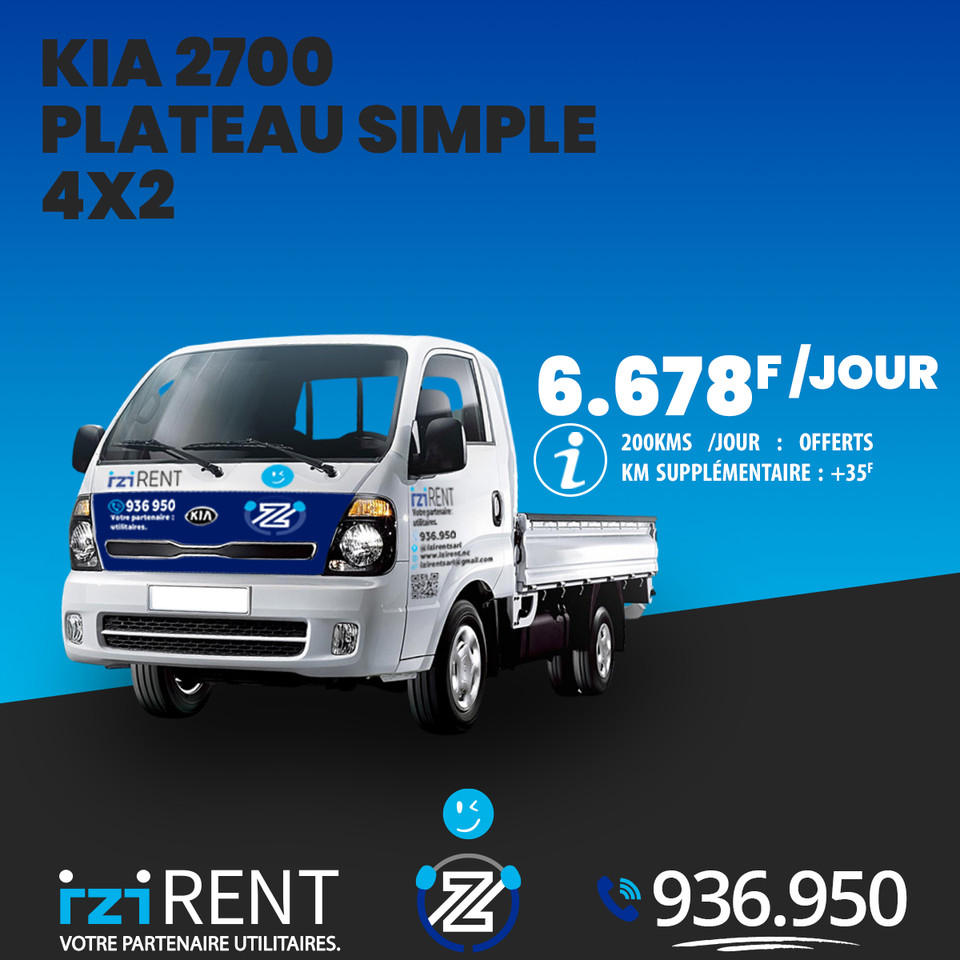 KIA 2700 Plateau Simple